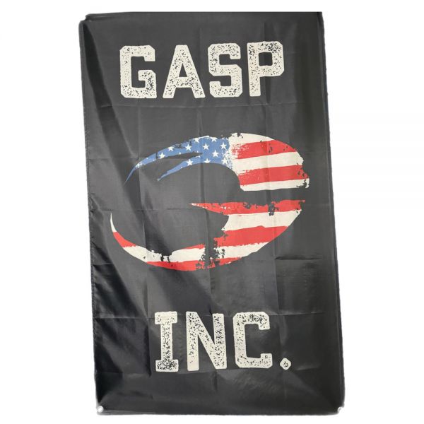 GASP 가스프 Gasp 체육관 깃발 미국 로고